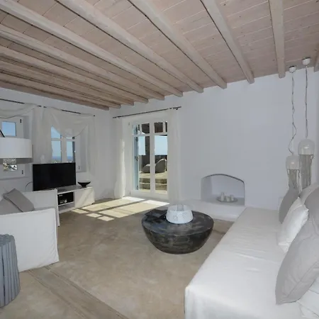 别墅 Luxury Mykonos - 3 Bedrooms - Verve - Stunning Sea Views - Agios Lazaros 普沙罗