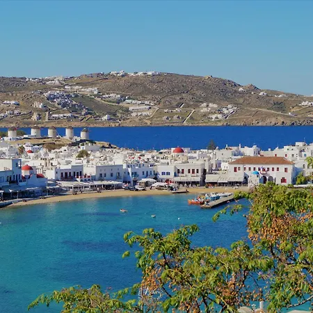 Luxury Mykonos - 3 Bedrooms - Verve - Stunning Sea Views - Agios Lazaros 别墅 *